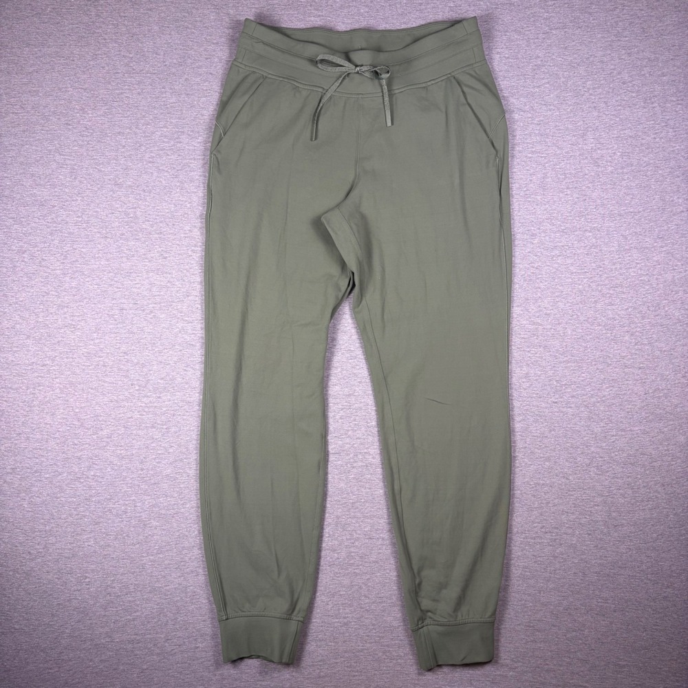 Lululemon Joggers Women 10 Green Ready to Rulu High Rise Drawstring Activewear